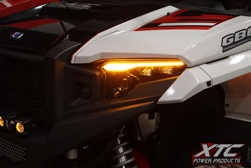 Xtc Power Products Headlight W Amber Turn Signals - POL-XPED-HL Polaris ATV/UTV Models 2024-2025