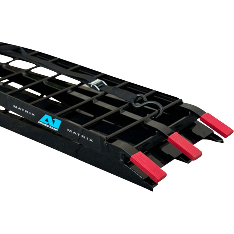 MATRIX CONCEPTS,LLC 3910-0119 A1-800 A1 Arch Folding Ramp aluminum - black - 8'