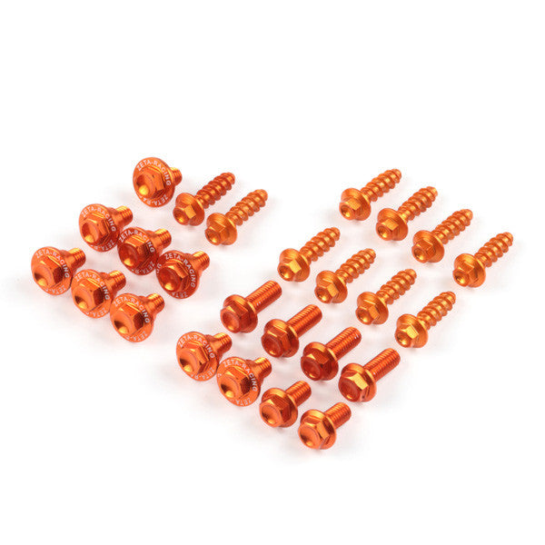 Zeta Aluminum Bolt Kit Orange - ZE88-5843 KTM Dirt Bikes 2017-2019