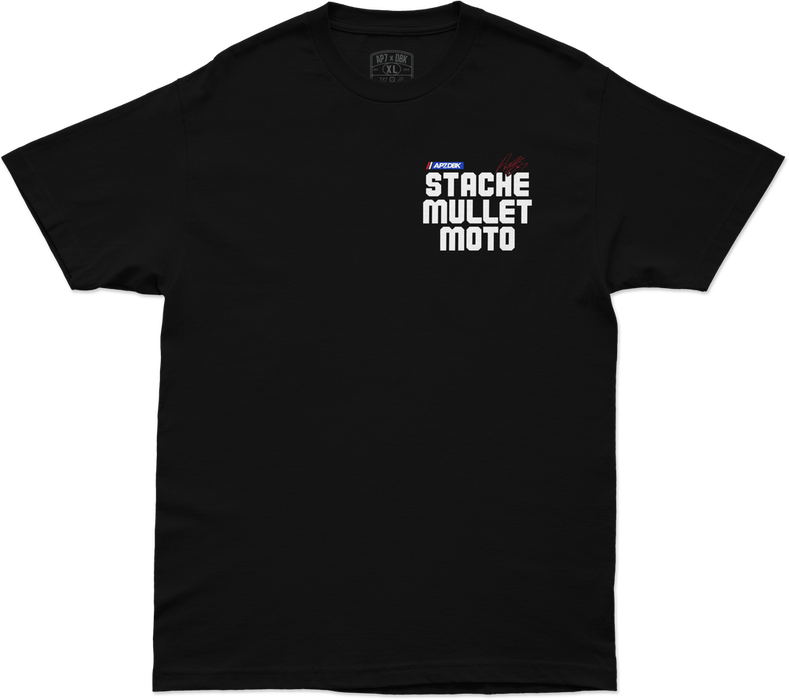 Dbk 325-00023L ATAP-MULLETMADN-L MULLET MADNESS TEE BLACK LG