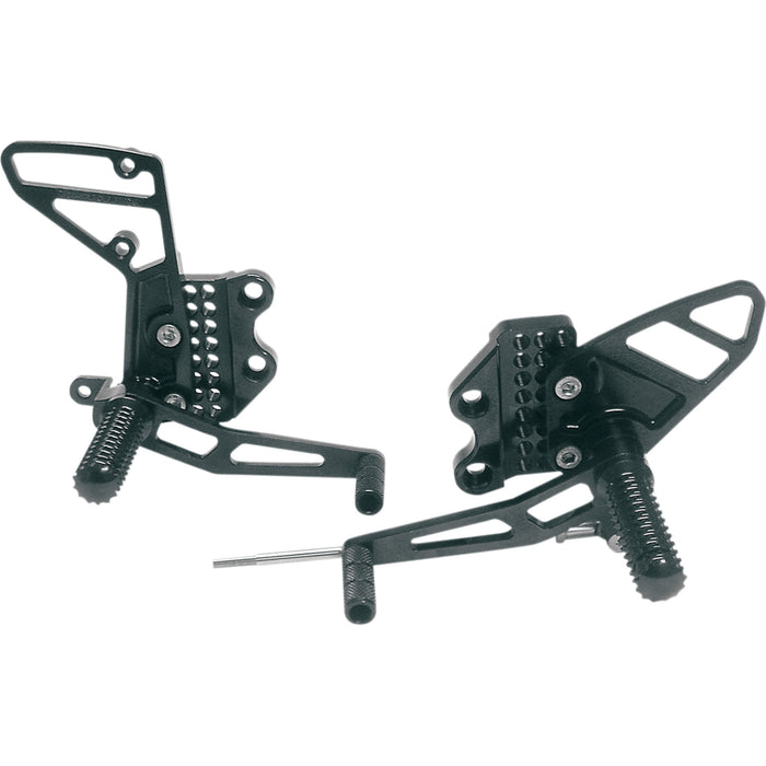 VORTEX 1623-0030 RS205K Original Rearsets Rearset - Black - CBR600/1000RR