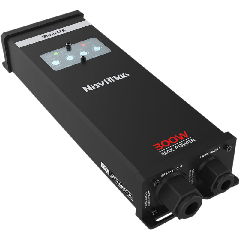 NAVATLAS 4401-0231 BMA475 4-Channel Marine/Powersports Amplifier 75-Watt Amplifier