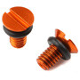 Zeta 634-10003 ZE56-11013 FF AIR VALVE CAP SCREW WP 2PCS ORANGE