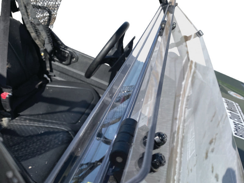 QuadBoss 375781 16-22 Honda SXS1000 Pioneer 1000 Windbreak Folding Windshield - User 1