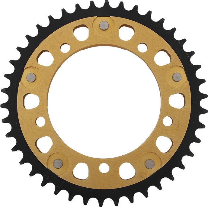 Supersprox Rear Stealth Sprocket Aluminum Steel 42T-530 GLD - RST-1800-42-GLD Suzuki Motorcycles 2001-2016
