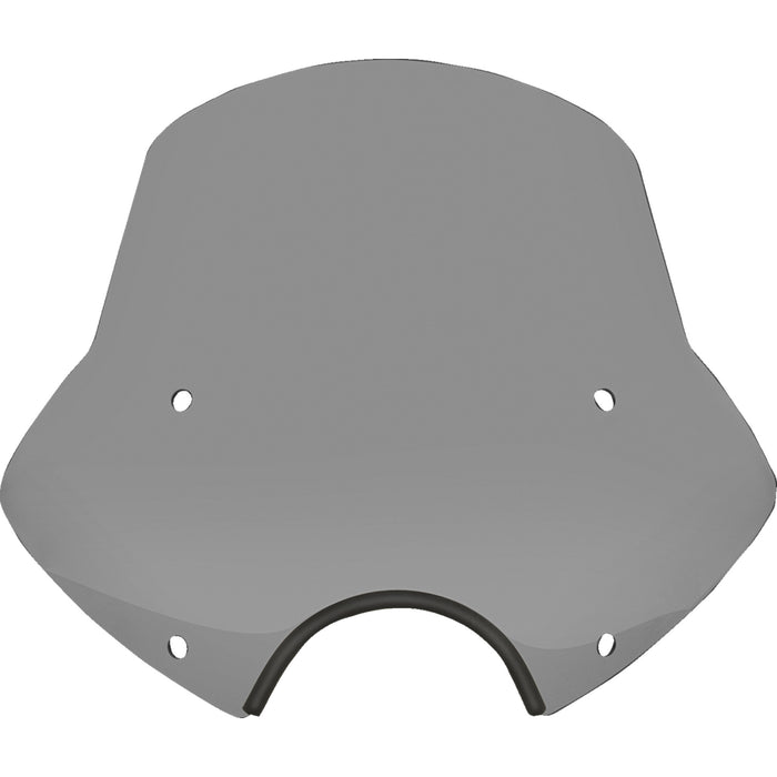 MEMPHIS SHADES 2313-0329 MEP54412 Speed Demon Windshield - Speed Demon Sportshields - 15" - 7" Headlight Cutout - Black Smoke