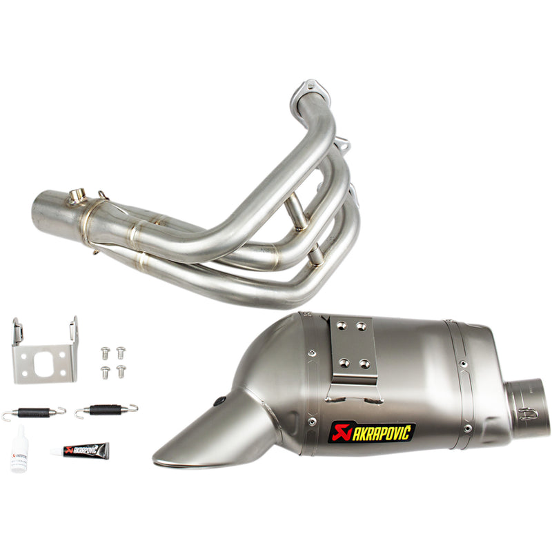 AKRAPOVIC 1810-2230 S-Y9R3-HAFT Racing Line Exhaust System Race Exhaust - Titanium