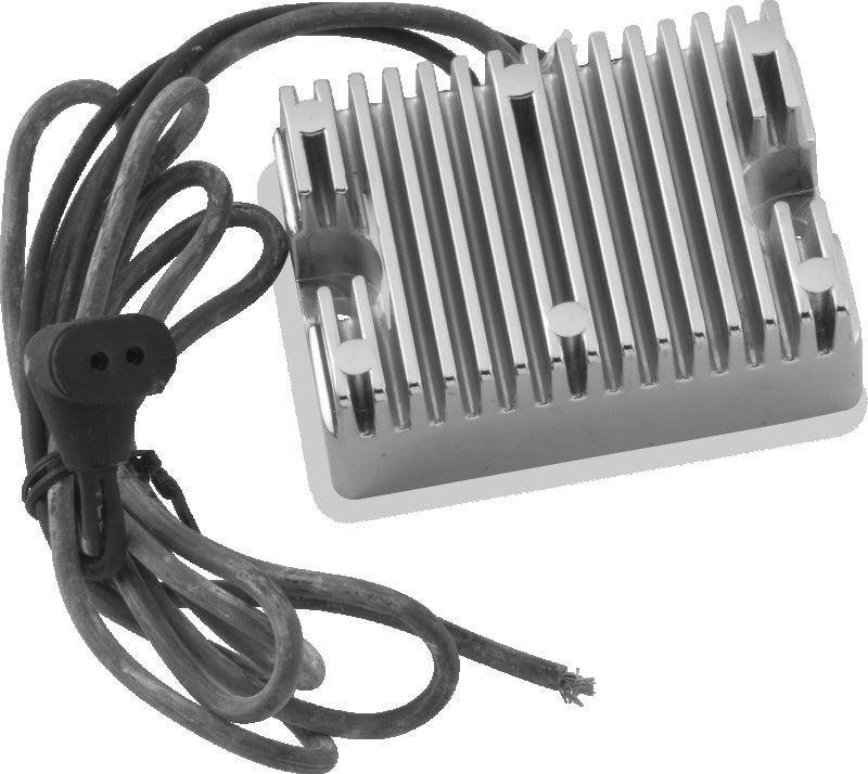 TwinPower 498308 Twin Power 76-80 Big Twin Voltage Regulator Chrome Replaces H-D 74512-79A 17.8 Amp - Photo - Primary