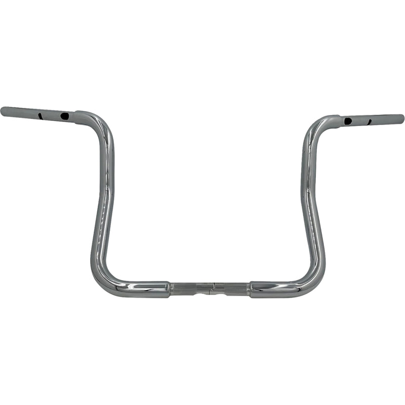 FAT Baggers INC. 1-1/4" EZ Install Round Top Handlebar Reduced Reach 13" Chrome - 943013 For Harley Street Glide 2023-2026
