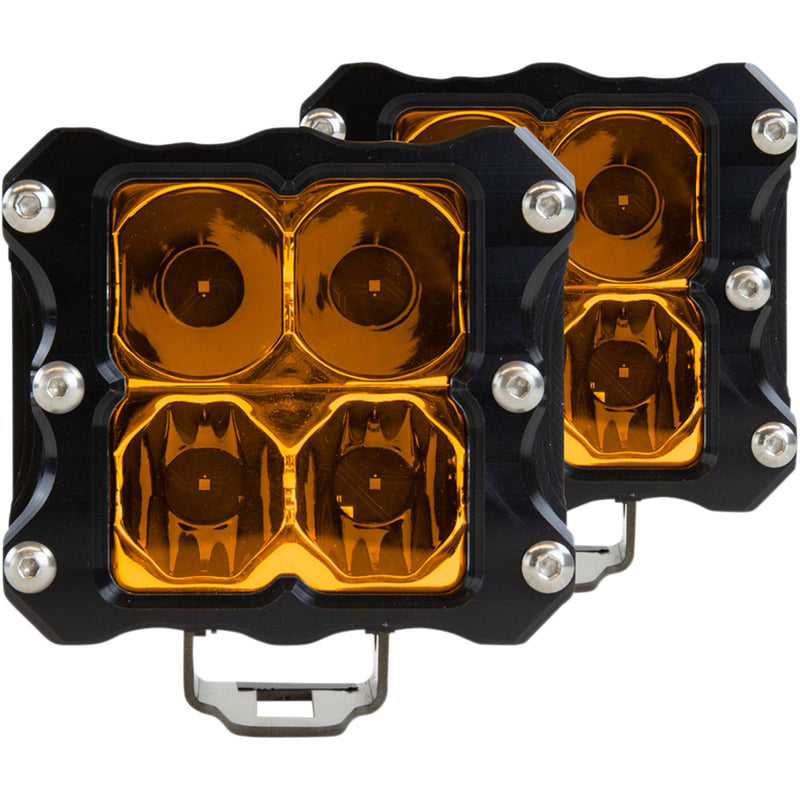 HERETIC 2001-2162 52209 6-Series Quattro Light LED Quattro Light - Spot/Flood - Pair