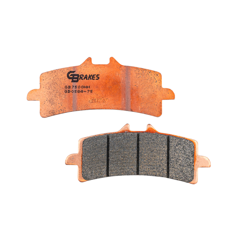 Gbrakes Brake Pads Sintered Ceramic - GB0584-75 For Ducati Motorcycles 2007-2016 | Triumph Motorcycles 2014-2022 | Kawasaki Ninja 2015-2024