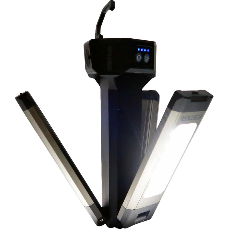 RISK RACING 3850-0569 12681 Tri-Mobile Work Light with Tripod Stand Shop Light w/Tripod - Work Area/Mobile - 2000 Lumens - Rechargeable