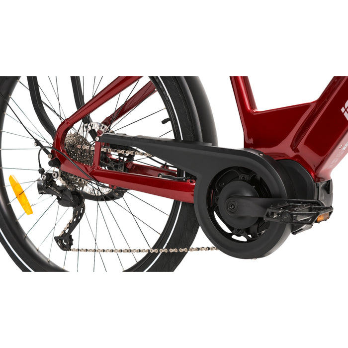 IGO ELECTRIC BIKES 4901-0016 100-212-000 Discovery LS E-Bike Discovery Rosemont LS E-Bike - Burgundy - Step Through