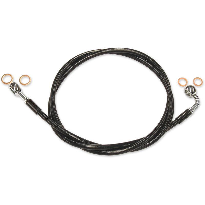 Magnum Shielding XR Brake Line - SBC0604-48 For Harley Softail Custom / Dyna Wide Glide / Street Bob 1986-2007