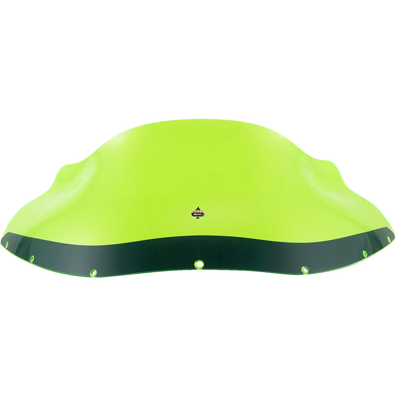 KLOCK WERKS 2310-0773 KWW-02-0610 Kolor Flare™ Windshield - 9" - Green Ice - FXRP