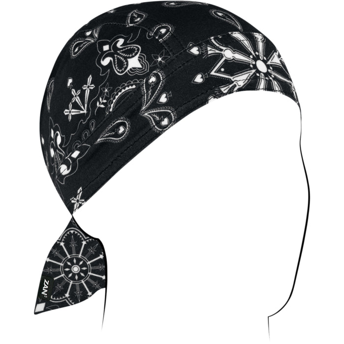 ZAN HEADGEAR 2504-0497 ZL101 Flydanna® SportFlex® Headwrap Flydanna® SportFlex® - Black Paisley