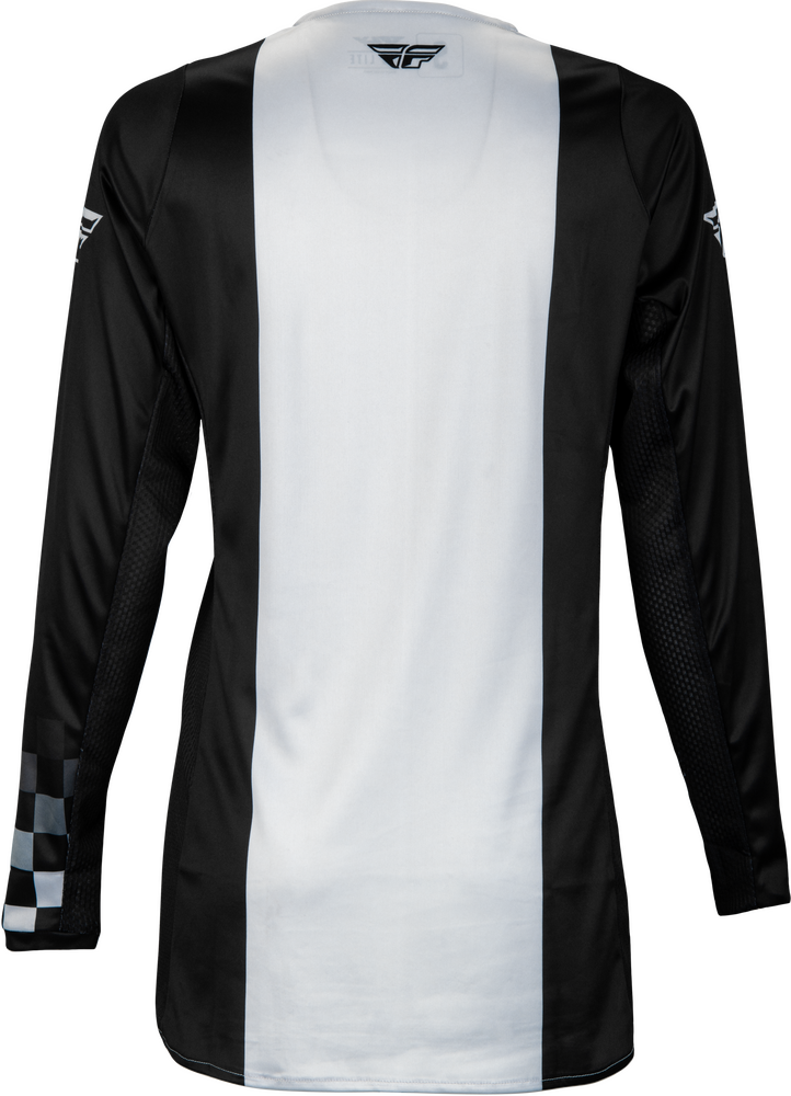 Fly Racing 377-6202X 377-6202X WOMEN'S LITE JERSEY BLACK/LIGHT GREY 2X