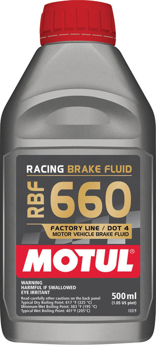 Motul 82-2155 101667 RBF 660 RACING BRAKE FLUID 500ML