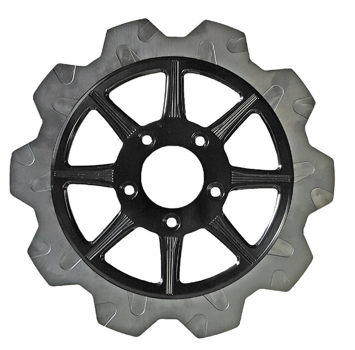 Lyndall Brakes 815-0165 2102-1103 HIGH CARBON STEEL PHOENIX FRONT ROTOR BLACK 11.5"
