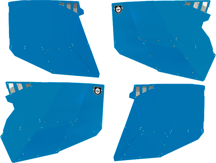 Pro Armor Stealth Door Alluminum Skins Voodoo Blue POL - P144228VB-689 Polaris RZR 2014-2021