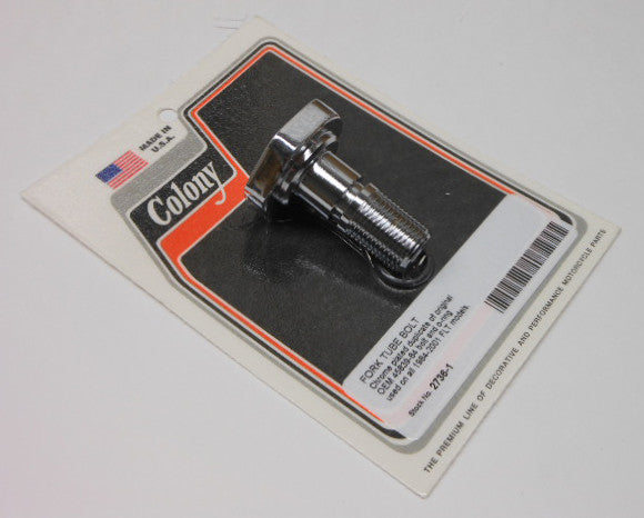 Colony Machine 830-1164 2736-1 FORK TUBE BOLT FLT 84-01