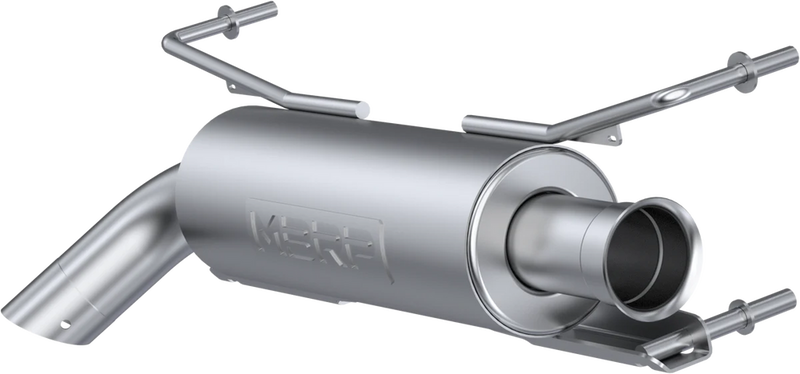 Mbrp Single Slip-ON System W 5" Perf. Muff W CAT. Conv. - AT-9540PT Polaris 1000 Ultimate 2024-2025
