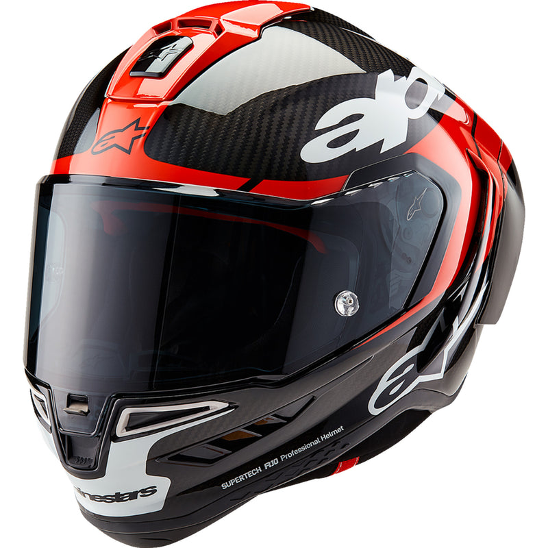 Alpinestars S-R10 Supertech Element Helmet Carbon/Red/White XS