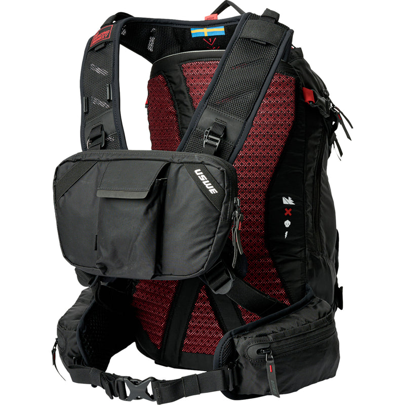 USWE 3517-0580 5101205901 Detachable Chest Pocket Detachable Daypack Chest Pocket - Black