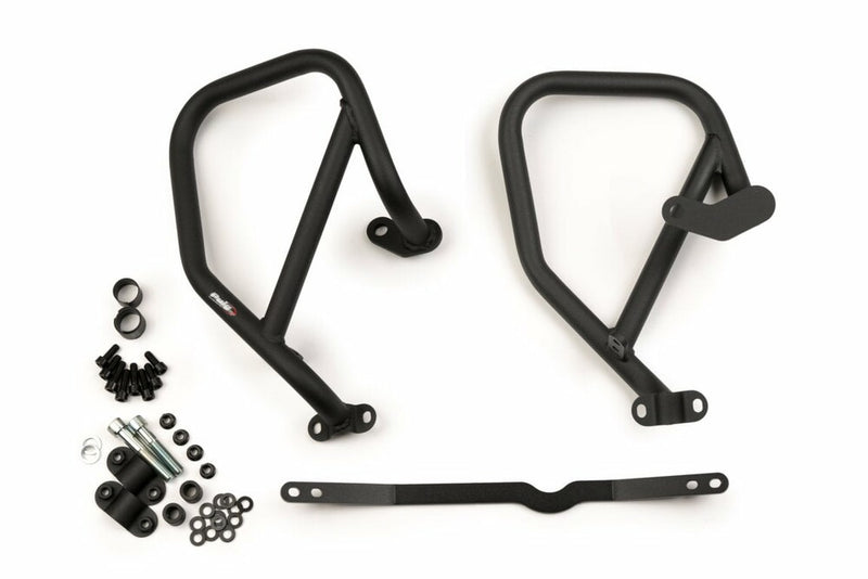 Puig Hi-Tech Parts Engine Guards Black - 21192N Yamaha 1200 Super Tenere / Tenere 700 2020-2025