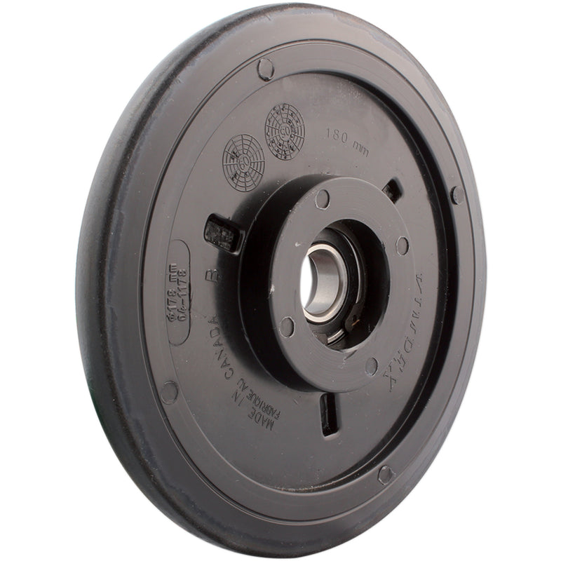KIMPEX 4702-0165 298961 Idler Wheel with bearing 6004-2rs - black - group 13 - 178 mm od x 20 mm id
