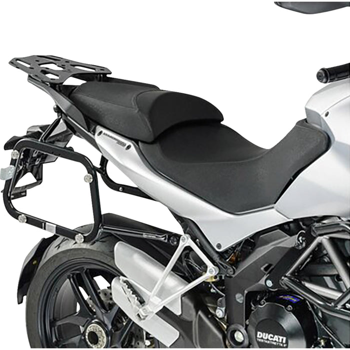 SW-MOTECH 3580-0387 KFT.22.140.70100/B TRAX ADV Aluminum Case System black - ducati multistrada 1200 '10-'14