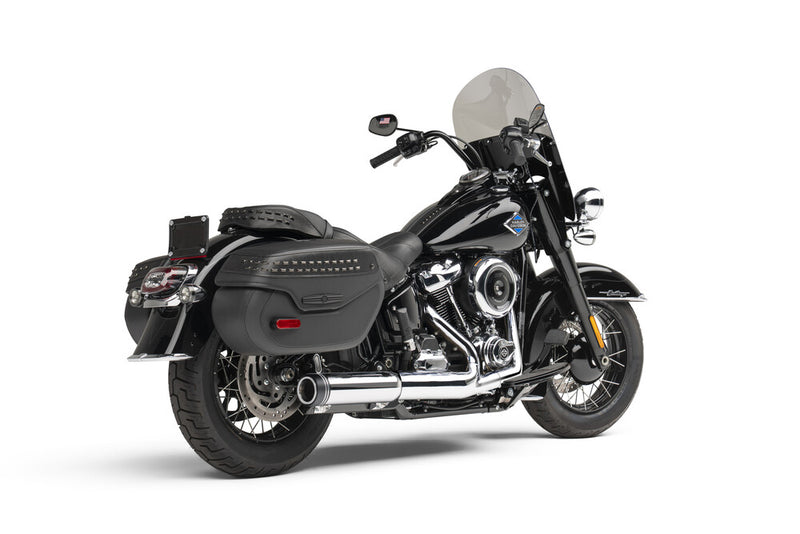 Cobra 4" 2-1 NH Slip-ON Short Chrome W Black TIP Softail - 6522 For Harley Softail 2025 | Arctic Cat Powder Special 600 2000