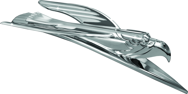 Kuryakyn 7333 Deco Eagle Fender Ornament 01-22 Honda GL1800 Chrome - Photo - Primary