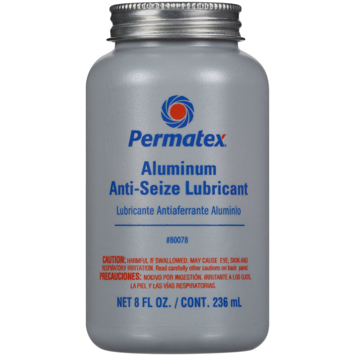 PERMATEX 3701-0004 80078 Anti-Seize Lubricant Anti-Seize with Brush Top - 8 U.S. fl oz.