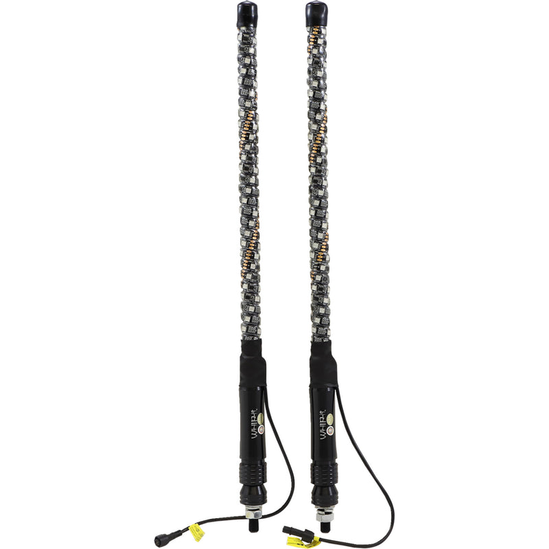 WHIPITLIGHTRODS 2040-2943 QD-CHSBTR-122 Bluetooth RGB Light Rod with Quick Disconnect 2' Light Rod Whip - Chase - Quick Disconnect