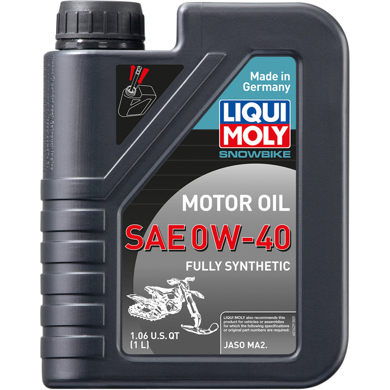 LIQUI MOLY 3601-0709 20356 Snowbike Synthetic 47 Engine Oil Snowbike Synthetic Oil - 0W-40 - 1L