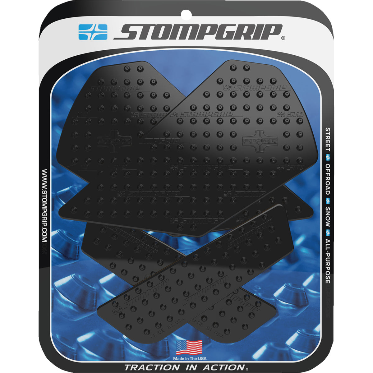 STOMPGRIP 4320-2731 55-10-0175B Volcano Profile Traction Pad Tank Grips ...