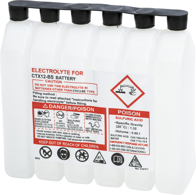 Fire Power 49-3025 600CC CTX SEALED BATTERY ELECTROLYTE PACK 600CC