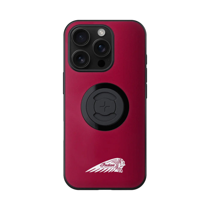 Sp Connect 194-50801 50801 INDIAN PHONE CASE W/HEADDRESS IPHONE 16 PRO RED W/LOGO