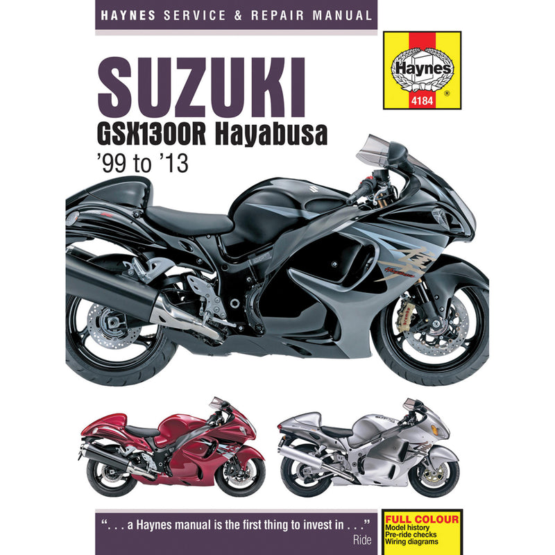 Haynes Service Manual - M4184 Suzuki 1300R Hayabusa 1999-2013