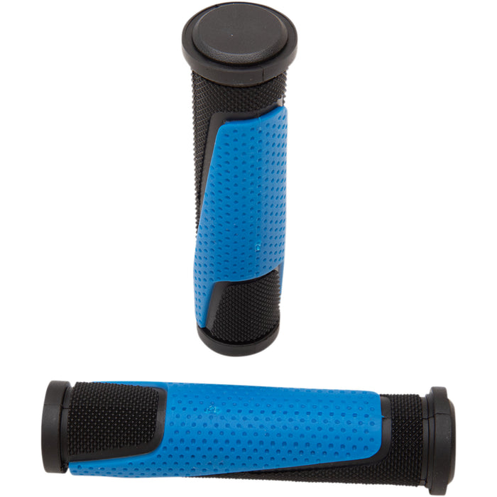 PRO GRIP 0630-2396 PA080722NEAZ 807 Double Density Open End Grips Grips - 807 - Open Ends - Light Blue/Black