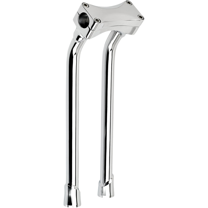 BILTWELL Murdock O/S Riser Risers - Oversized Pullback Chrome