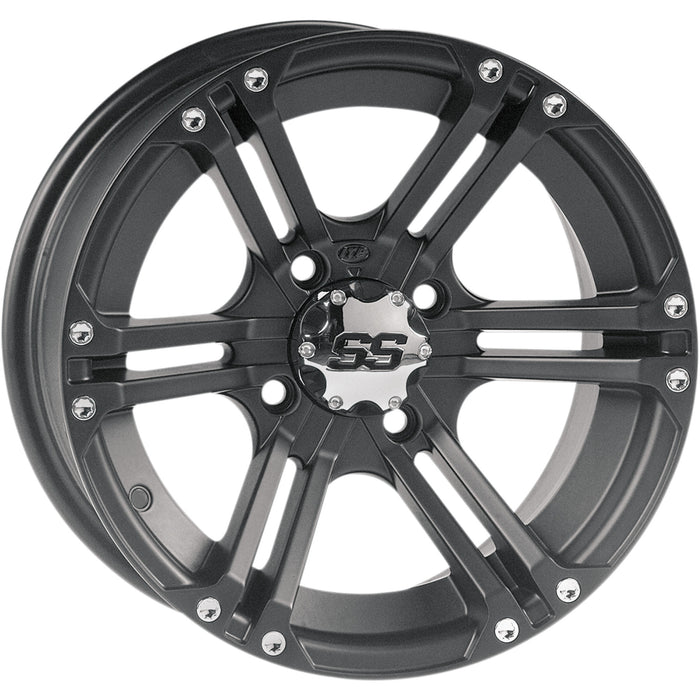 ITP 0230-0887 1222231536B SS212 Alloy Wheel Wheel - SS212 - Front/Rear - Black - 12x7 - 4/137 - 5+2