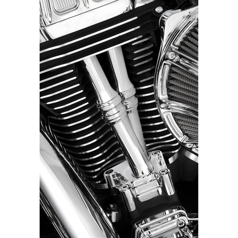 Arlen Ness 10 Gauge Pushrod Tube Covers - 03-632 For Harley Motorcycles 1999-2017