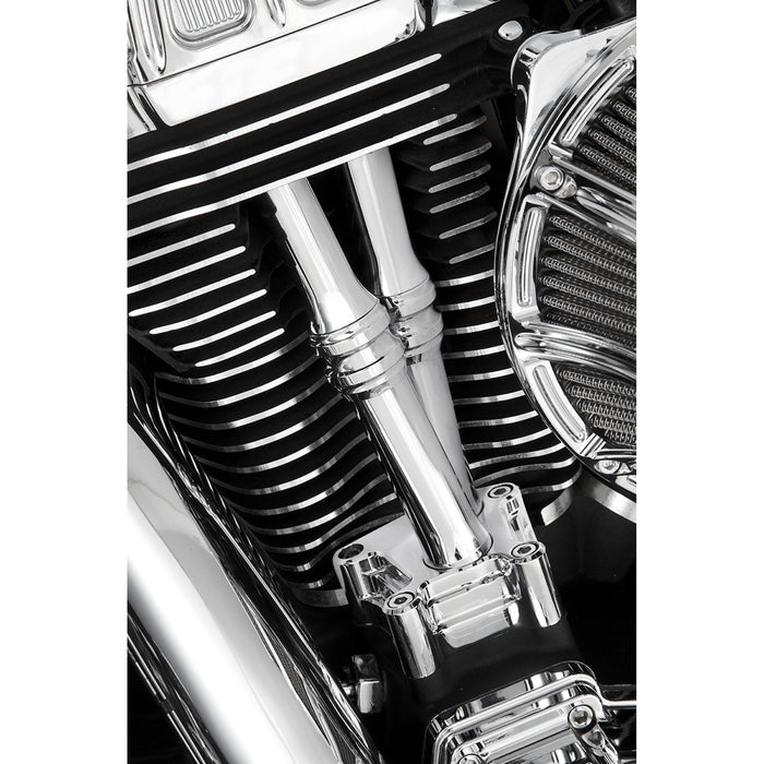 ARLEN NESS 0928-0047 03-632 Pushrod Tube Cover Kit - 10 Gauge® - Chrome - Twin Cam