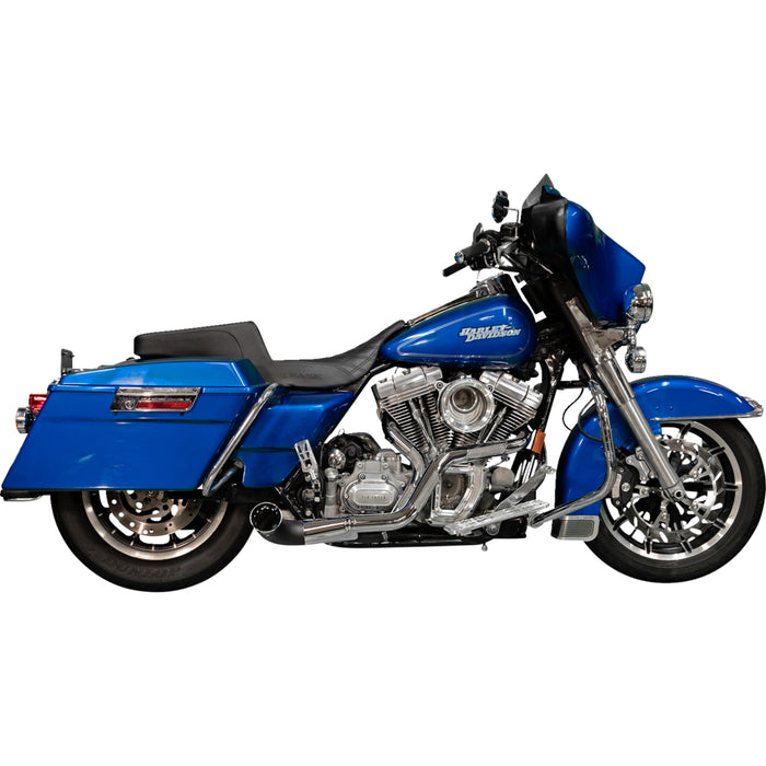 TRASK 1800-1949 TM-5700CH Nasty Bastard 2:1 Exhaust - Chrome - '97-'16 FL