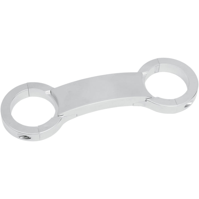 DRAG SPECIALTIES 0415-0019 Chrome Front Fork Brace Fork Brace - 49 mm - Chrome