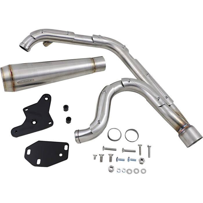 TRASK 1800-2475 TM-5052 2-into-1 Assault Exhaust System - Stainless