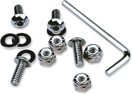 Motion Pro 57-10000 33-1000 CHROME LICENSE PLATE FRAME HARDWARE