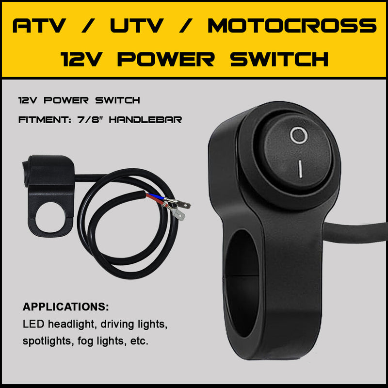 Pathfinder 226-0104 PWRMS POWER SWITCH MOUNT W/CABLE 22MM MOUNT 18IN POWER CABLE